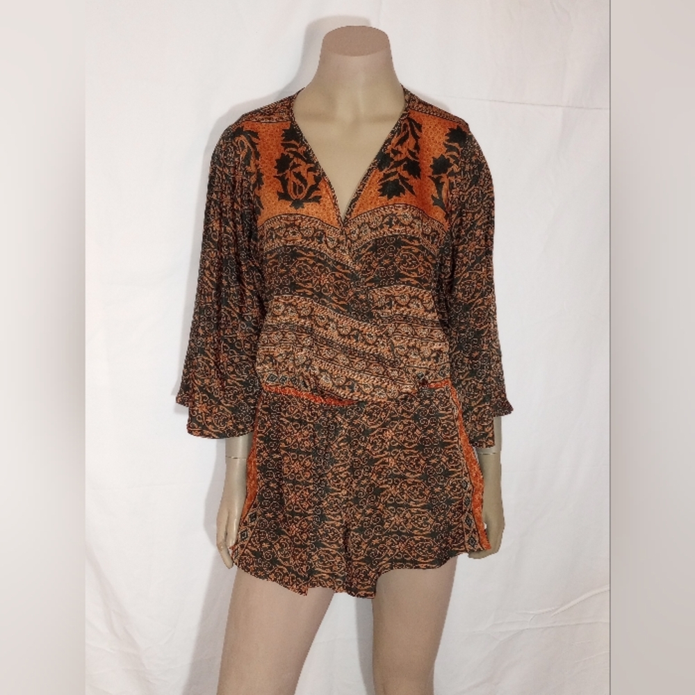 Earthbound silky romper